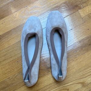 Brand New Theory Taupe Suede Flats